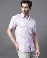 Shop Men's Purple All Over Printed Slim Fit Shirt-Design