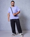 Shop Men's Baby Lavender Plus Size T-shirt-Full