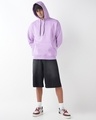 Shop Men's Purple Rose Oversized Hoodies