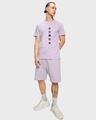 Shop Men's Purple Seek Balance Graphic Printed T-shirt-Full