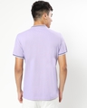 Shop Men's Purple Small Collar Tipping Polo T-shirt-Design