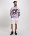 Shop Men's Purple Spidey Sense Graphic Printed T-shirt-Full