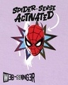 Shop Men's Purple Spidey Sense Graphic Printed T-shirt