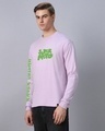 Shop Men's Purple Supermoto Graphic Printed Oversized T-shirt-Design
