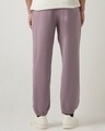 Shop Men's Purple Textured Joggers-Design