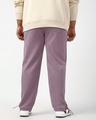 Shop Men's Purple Textured Oversized Plus Size Parachute Pants-Design