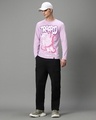 Shop Men's Purple Trapped Graphic Printed T-shirt-Full