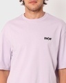 Shop Men's Purple Typography Relaxed Fit T-shirt