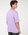 Shop Men's Purple Uparwala Graphic Printed Oversized T-shirt-Full