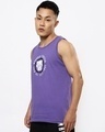 Shop Men's Purple Wakanda Forever Chest Printed Vest-Full