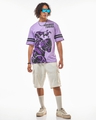 Shop Men's Purple Wakanda Forever Graphic Printed Oversized T-shirt