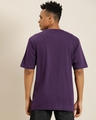 Shop Men's Purple Wings Steel Graphic Printed Oversized T-shirt-Design
