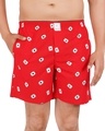 Shop Men's Red All Over Cards Printed Boxer-Front