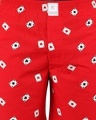 Shop Men's Red All Over Cards Printed Boxer