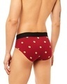 Shop Men's Red All Over Flash Printed Brief-Design