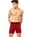Shop Men's Red All Over Flash Printed Knit Boxers-Full