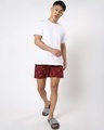 Shop Men's Red All Over Printed Boxers-Full