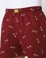 Shop Men's Red All Over Printed Boxers