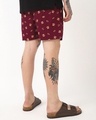 Shop Men's Maroon All Over Printed Boxers-Design