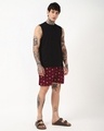 Shop Men's Maroon All Over Printed Boxers-Full