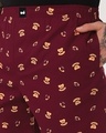 Shop Men's Maroon All Over Printed Boxers