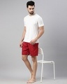 Shop Men's Red All Over Printed Cotton Boxers
