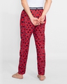 Shop Men's Red All Over Printed Cotton Pyjamas-Design