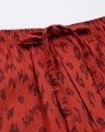 Shop Men's Red All Over Printed Cotton Pyjamas
