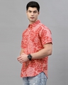 Shop Men's Red All Over Printed Cotton Shirt-Full