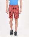 Shop Men's Red All Over Printed Shorts-Front