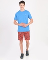 Shop Men's Red All Over Printed Shorts