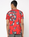 Shop Men's Red All Over Shenlong Printed T-shirt-Design