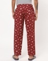 Shop Men's Red All Over Super Doodle Printed Pyjamas-Design