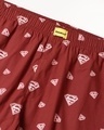 Shop Men's Red All Over Super Doodle Printed Pyjamas