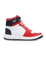 Shop Men's Red and White Color Block Sneakers-Design