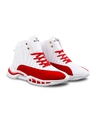 Shop Men's Red and White Color Block Sneakers-Full