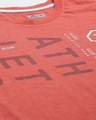 Shop Men's Red Athletics Typography Slim Fit T-shirt