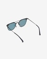 Shop Men's Red Aviator Polarised Lens Gradient Sunglasses-Design