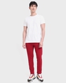 Shop Men's Red Basic Track Pants-Full