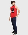 Shop Men's Red Batman Poster Graphic Printed Vest-Full