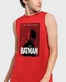 Shop Men's Red Batman Poster Graphic Printed Vest