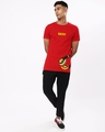Shop Men's Red Beat Graphic Printed T-shirt-Design