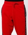 Shop Men's Red & Black Color Block Joggers