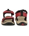 Shop Men's Red & Black Color Block Sandals-Design