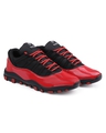 Shop Men's Red & Black Color Block Sneakers-Full