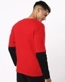 Shop Men's Red & Black Oversized T-shirt-Design