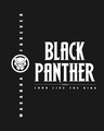 Shop Men's Black Panther Typography T-shirt
