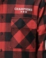 Shop Men's Red & Black Reb Checked Oversized Shirt