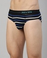 Shop Pack of 2 Men's Red & Black Striped Briefs-Design