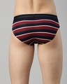 Shop Pack of 2 Men's Red & Black Striped Briefs-Full